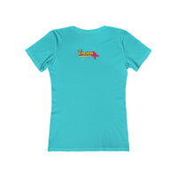 Retro Flamingo Triangle Graphic Tee — Boyfriend Tee for Women
