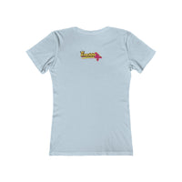 Retro Flamingo Triangle Graphic Tee — Boyfriend Tee for Women