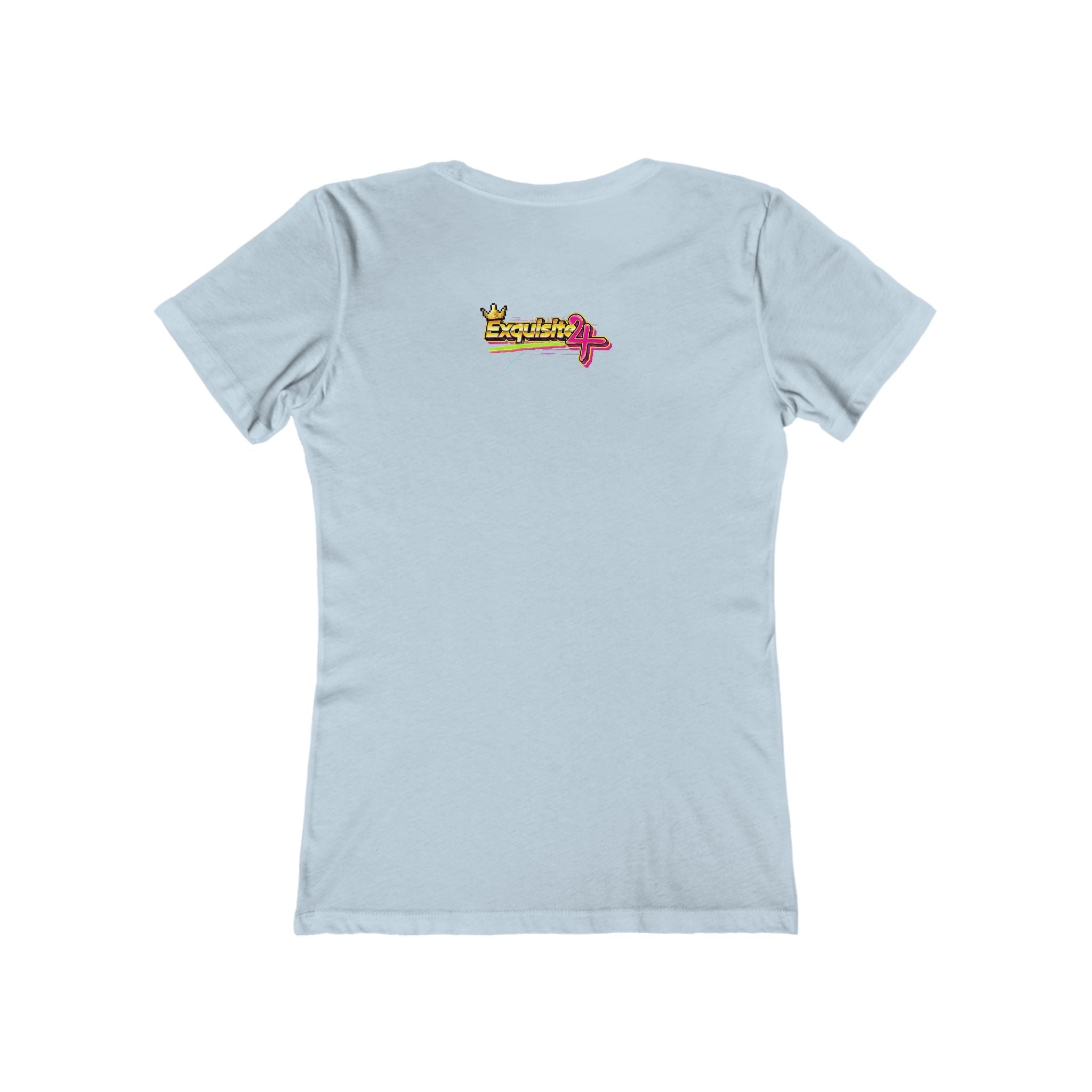 Retro Flamingo Triangle Graphic Tee — Boyfriend Tee for Women