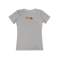 Retro Flamingo Triangle Graphic Tee — Boyfriend Tee for Women