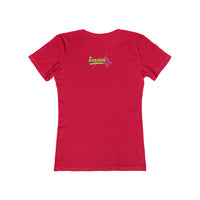 Retro Flamingo Triangle Graphic Tee — Boyfriend Tee for Women