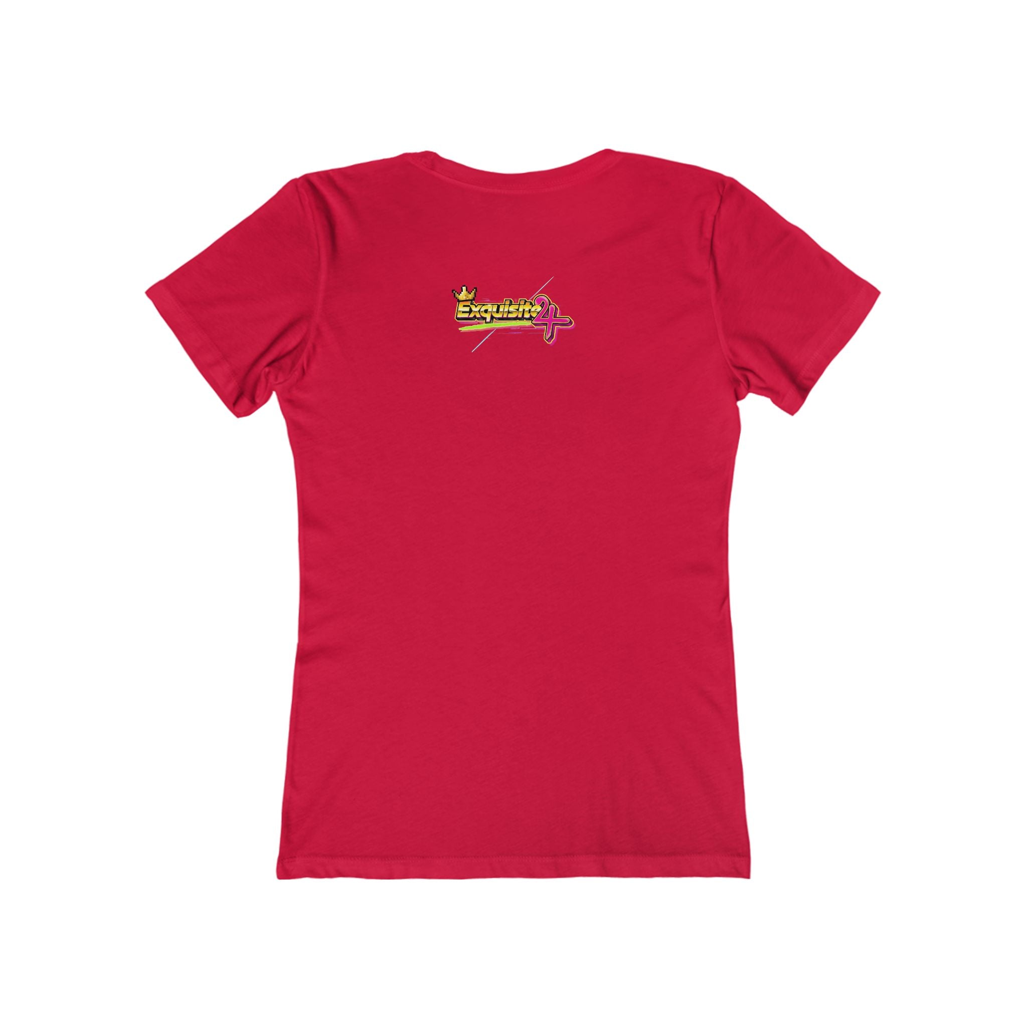 Retro Flamingo Triangle Graphic Tee — Boyfriend Tee for Women