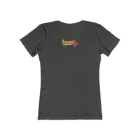 Retro Flamingo Triangle Graphic Tee — Boyfriend Tee for Women
