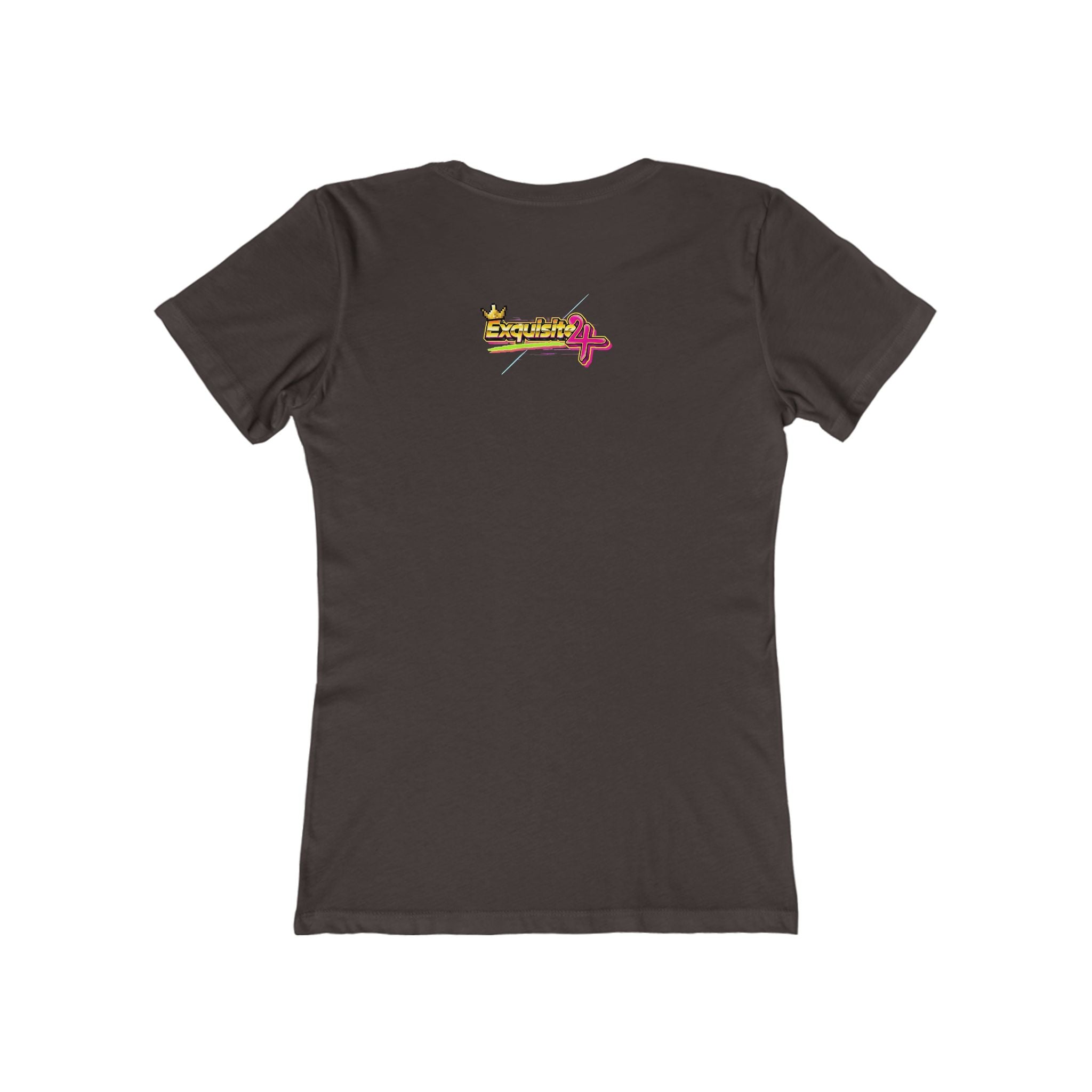 Retro Flamingo Triangle Graphic Tee — Boyfriend Tee for Women