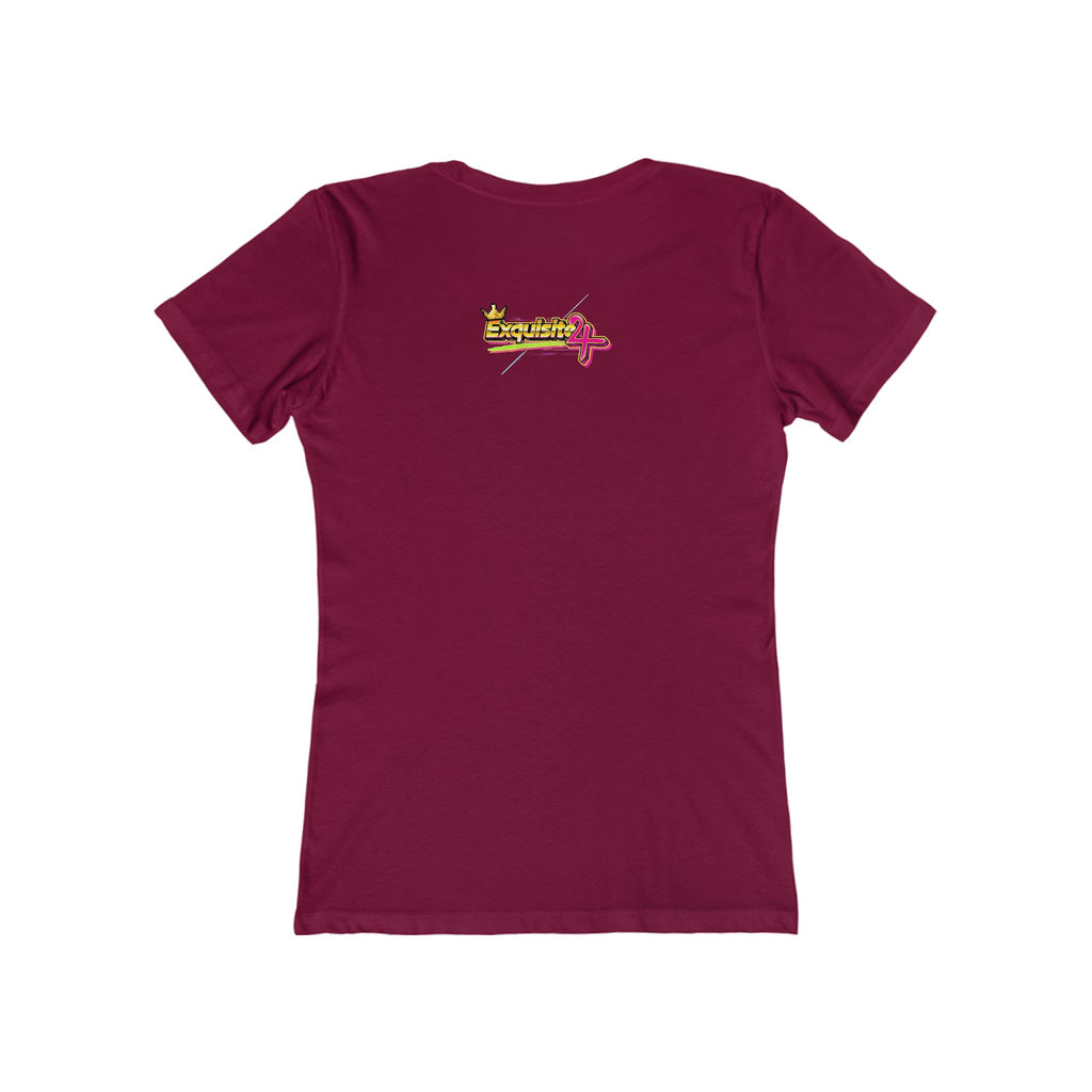 Retro Flamingo Triangle Graphic Tee — Boyfriend Tee for Women