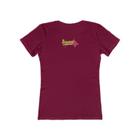 Retro Flamingo Triangle Graphic Tee — Boyfriend Tee for Women