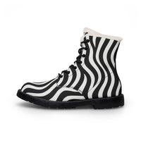 Women's Zebra Stripe Boots