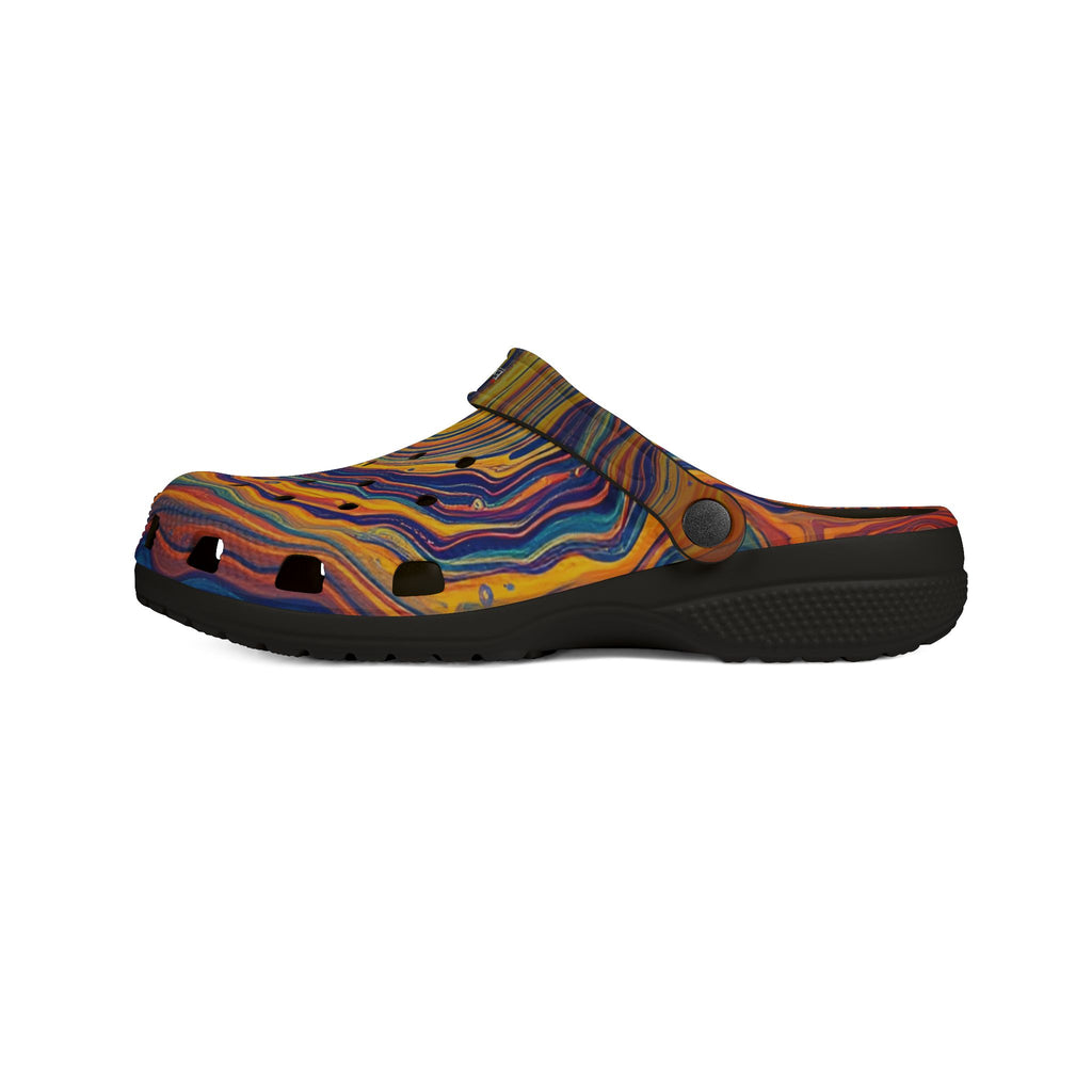 Colorful Swirl EVA Clogs — Comfortable Foam Shoes