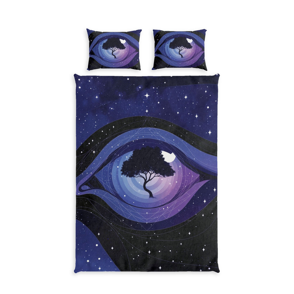 Cosmic Eye Cotton Duvet Cover Set