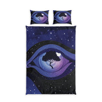 Cosmic Eye Cotton Duvet Cover Set