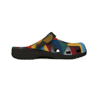Abstract Geometric EVA Foam Clogs