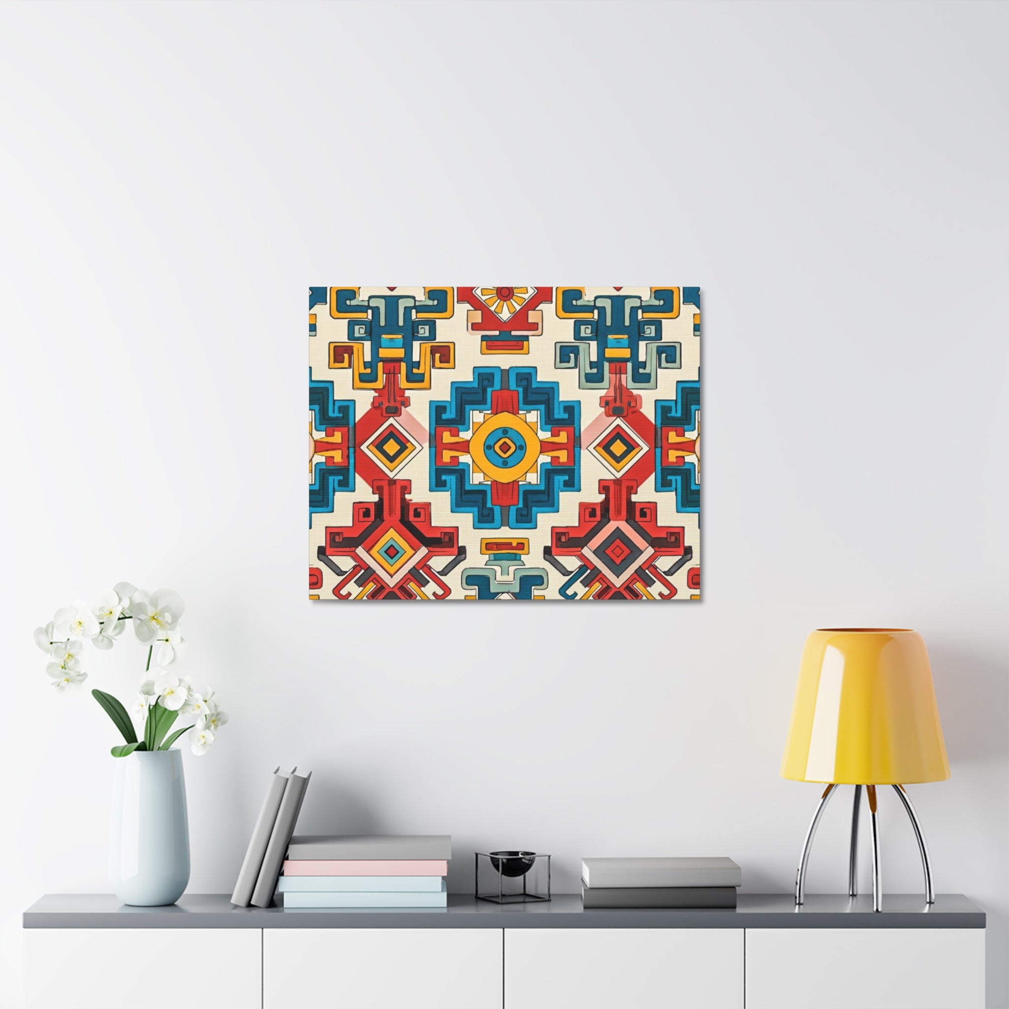 Southwestern Geometric Canvas Print