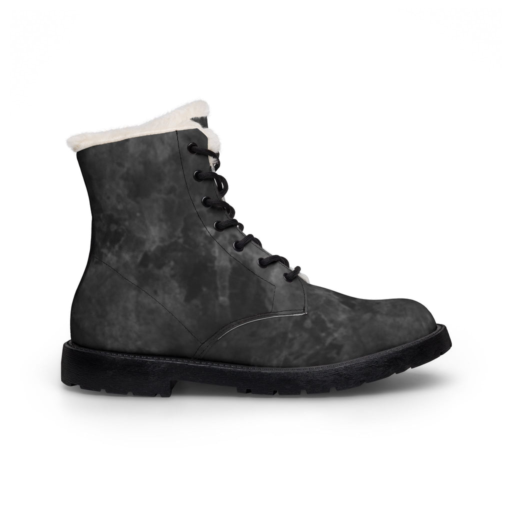 Women's Fur-Lined Leather Ankle Boots