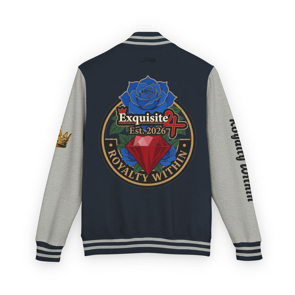 Exquisite 24 Royalty Within Emblem Varsity Jacket