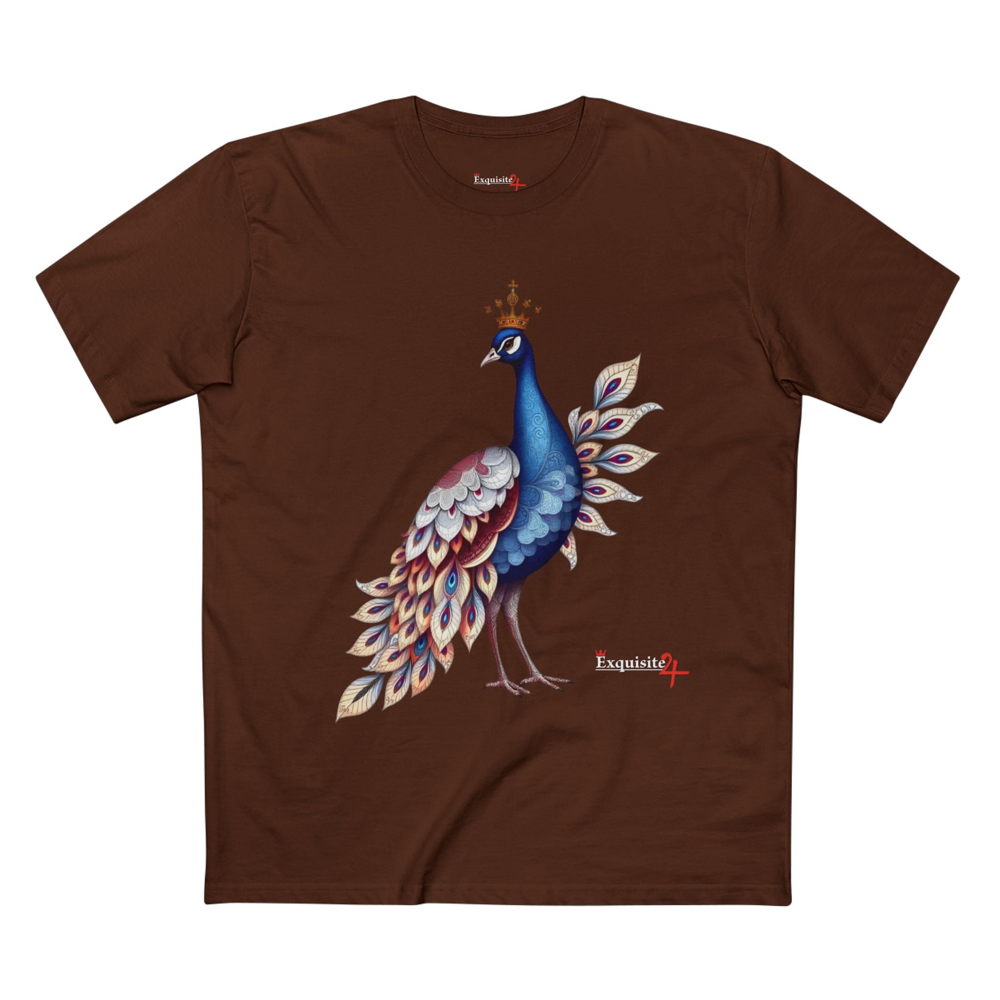 Watercolor Peacock Graphic Tee