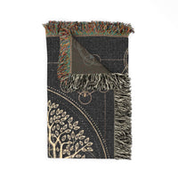 Tree of Life Metatron Woven Blanket