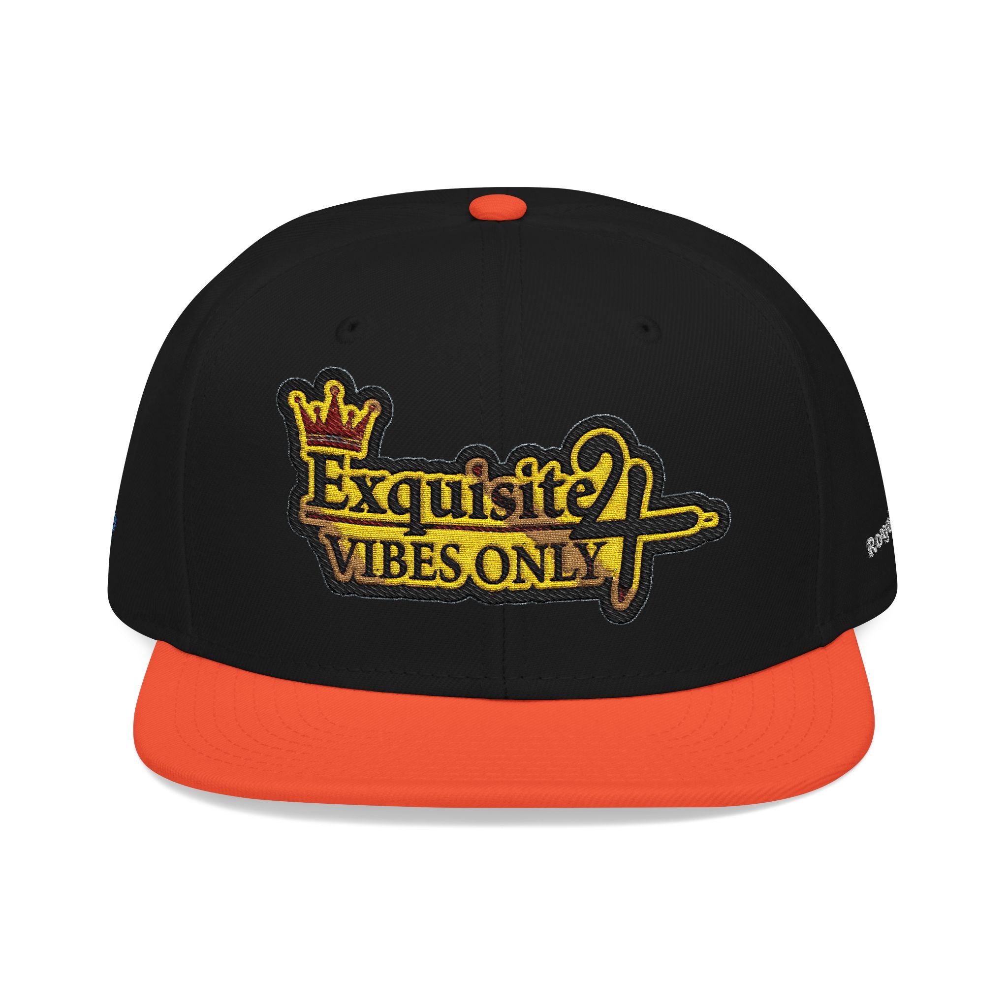 Exquisite 24 VIBES ONLY Embroidered Snapback Hat — Vintage Script Logo Streetwear Cap