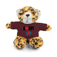 Red Diamond and Blue Roses Tee Plush