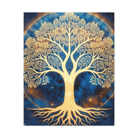 Golden Tree of Life Stretched Canvas