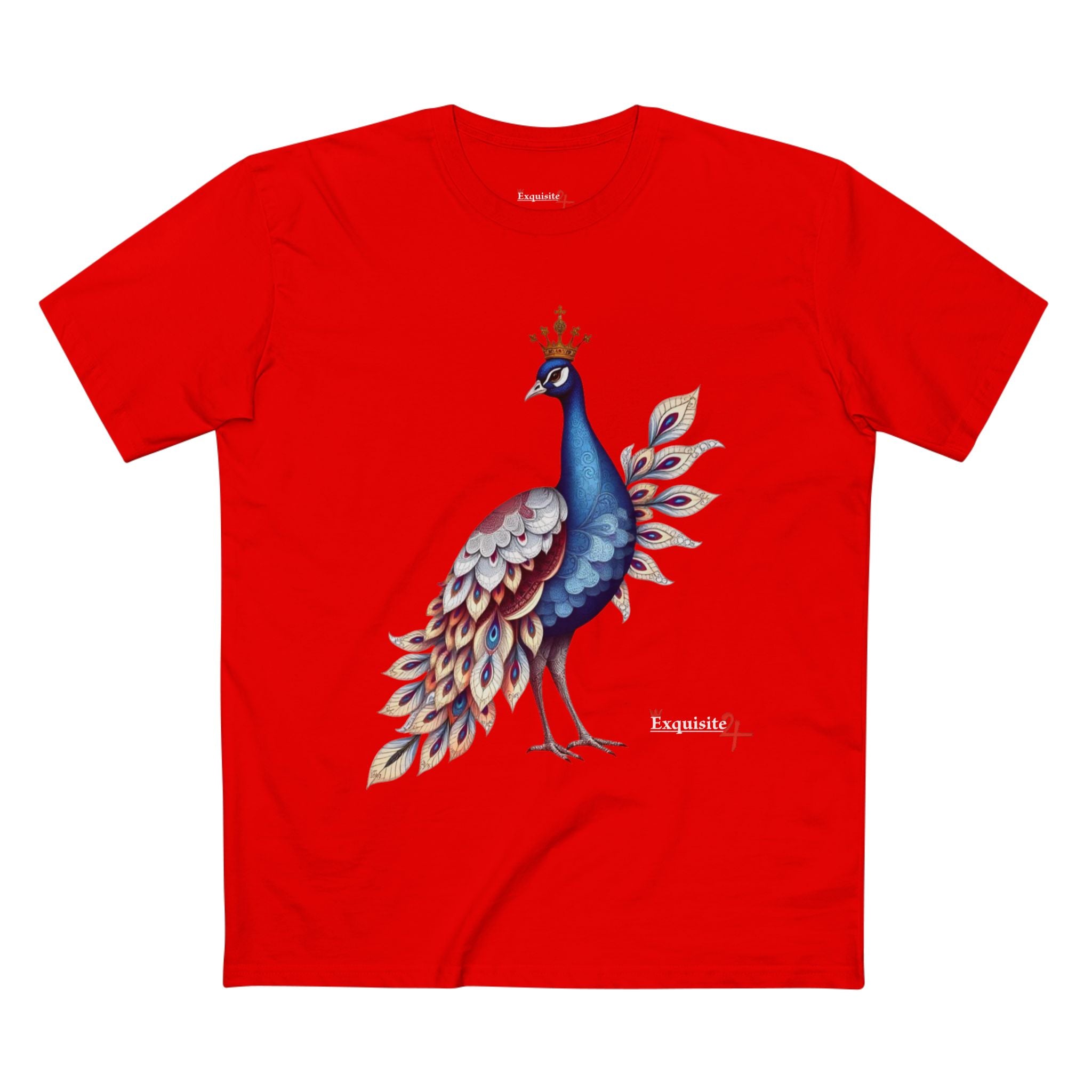 Watercolor Peacock Graphic Tee