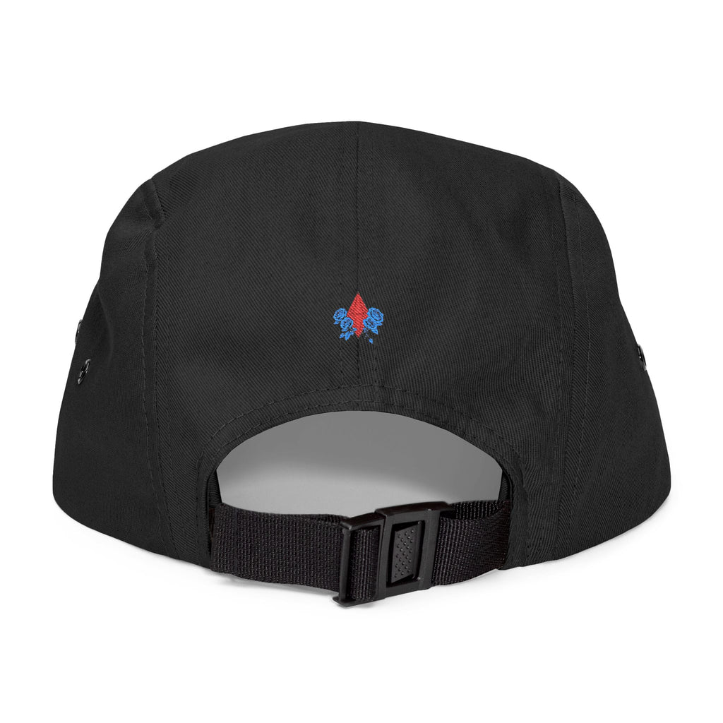 Embroidered 5-Panel Cap — 'Exquisite 24' Logo Streetwear Hat