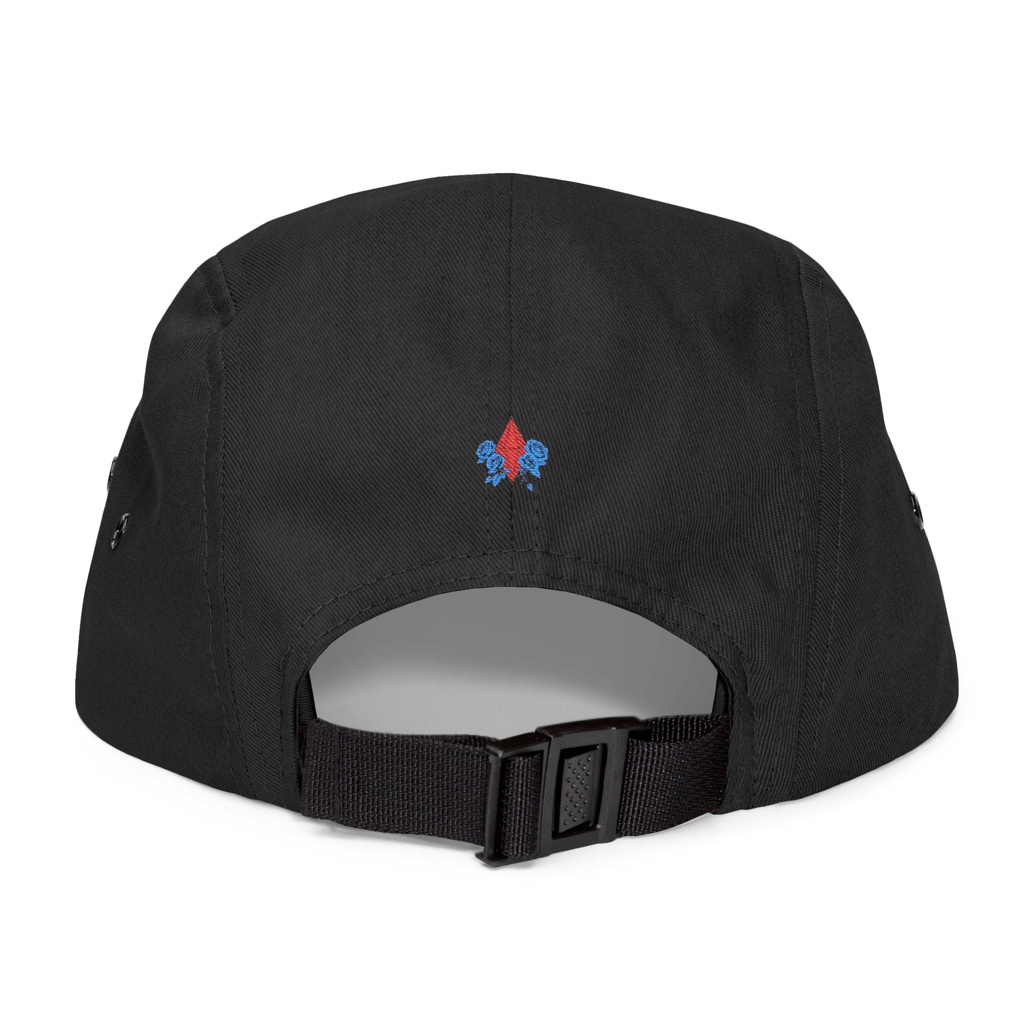 Embroidered 5-Panel Cap — 'Exquisite 24' Logo Streetwear Hat
