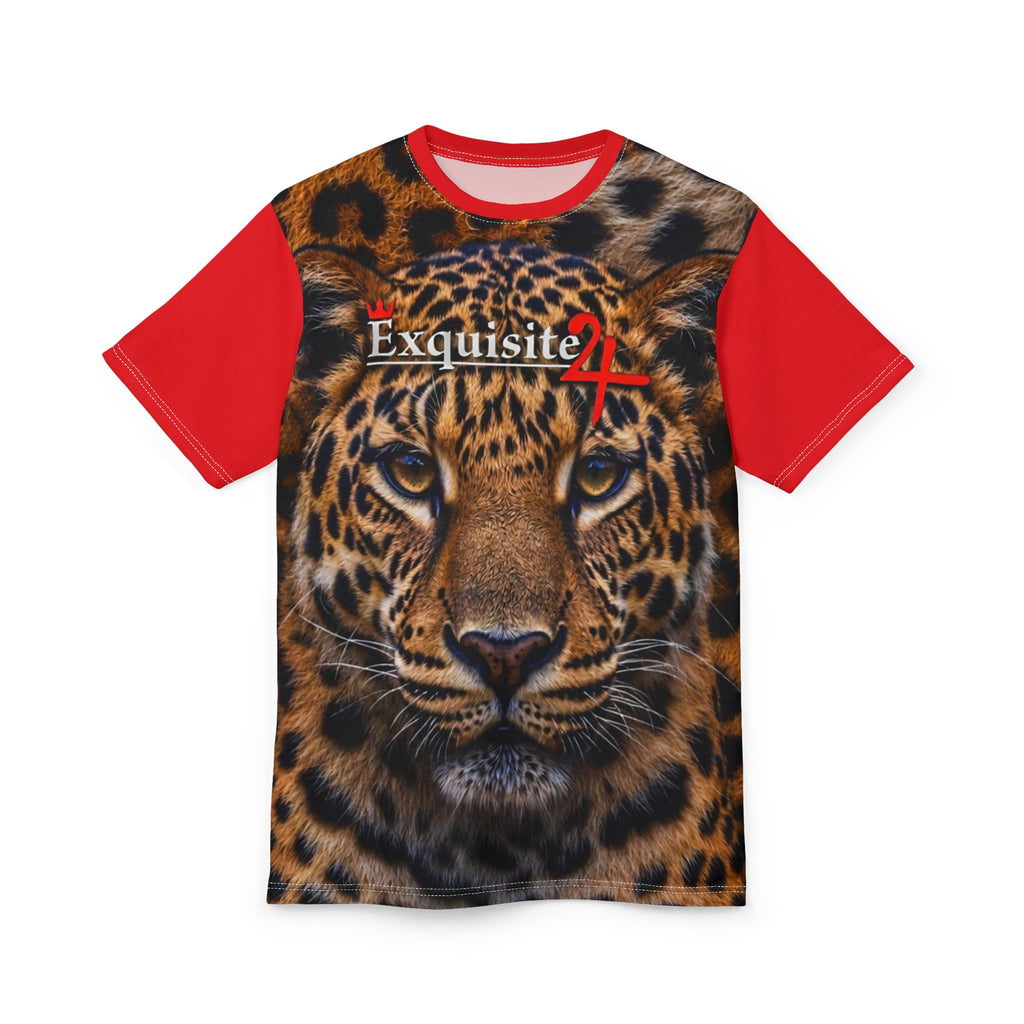 Leopard Face Graphic Tee – All-Over Print