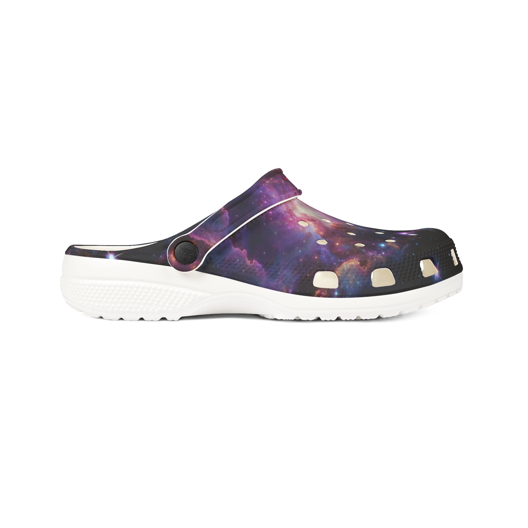 Galaxy Print Clogs — EVA Foam Rubber Slip-On Shoes