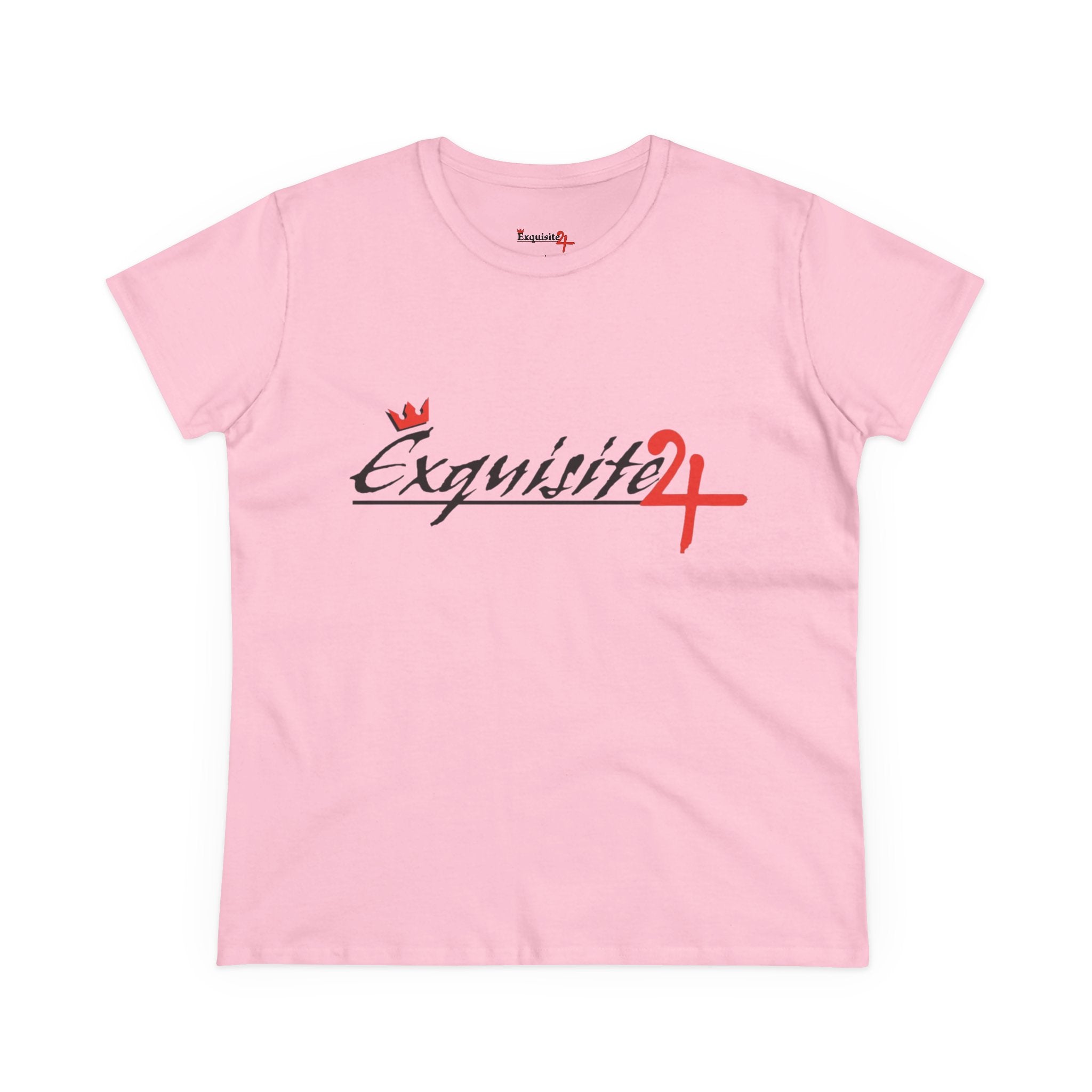 Cursive Exquisite 24 Red Accent Logo Women's Graphic Tee