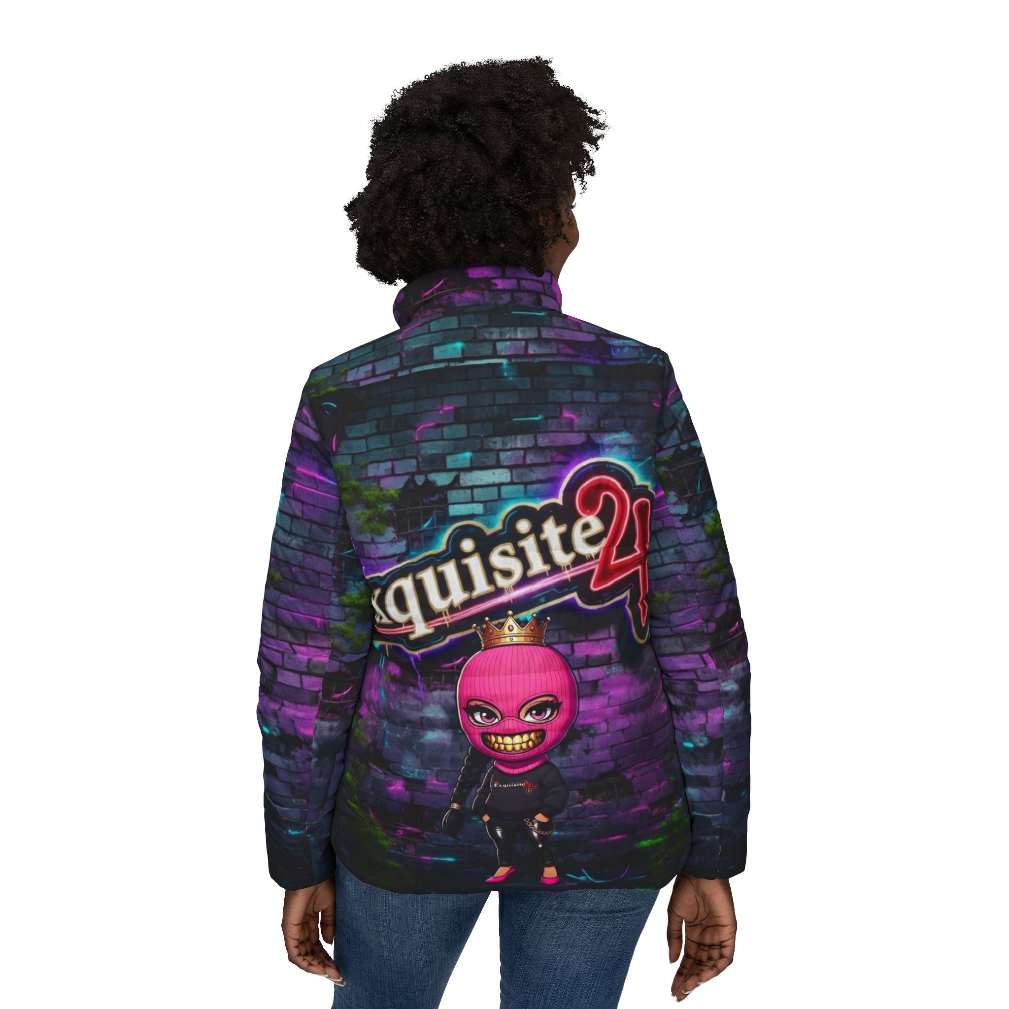 Women's Exquisite 24 Graffiti Puffer Jacket