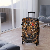 Leopard Face Suitcase