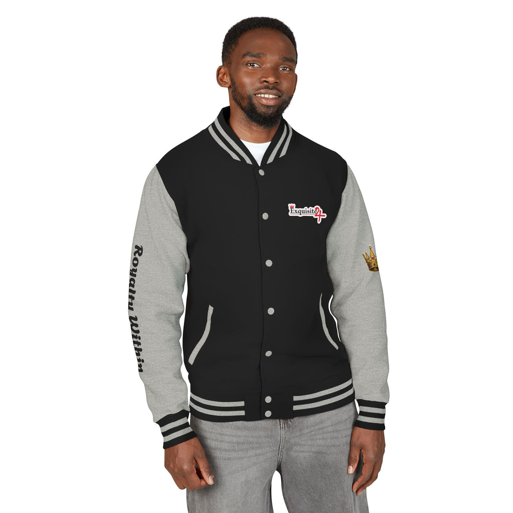 Exquisite 24 Royalty Within Emblem Varsity Jacket