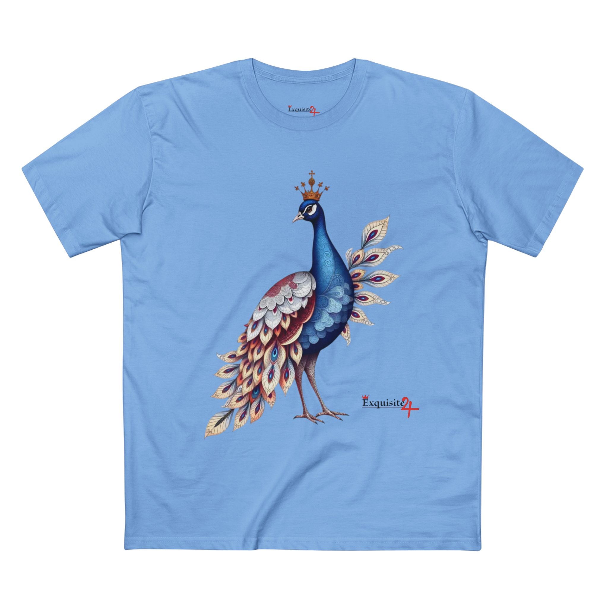 Watercolor Peacock Graphic Tee