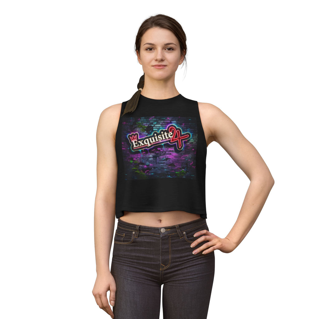 Crop Top — Graffiti Wall Logo Graphic Tank