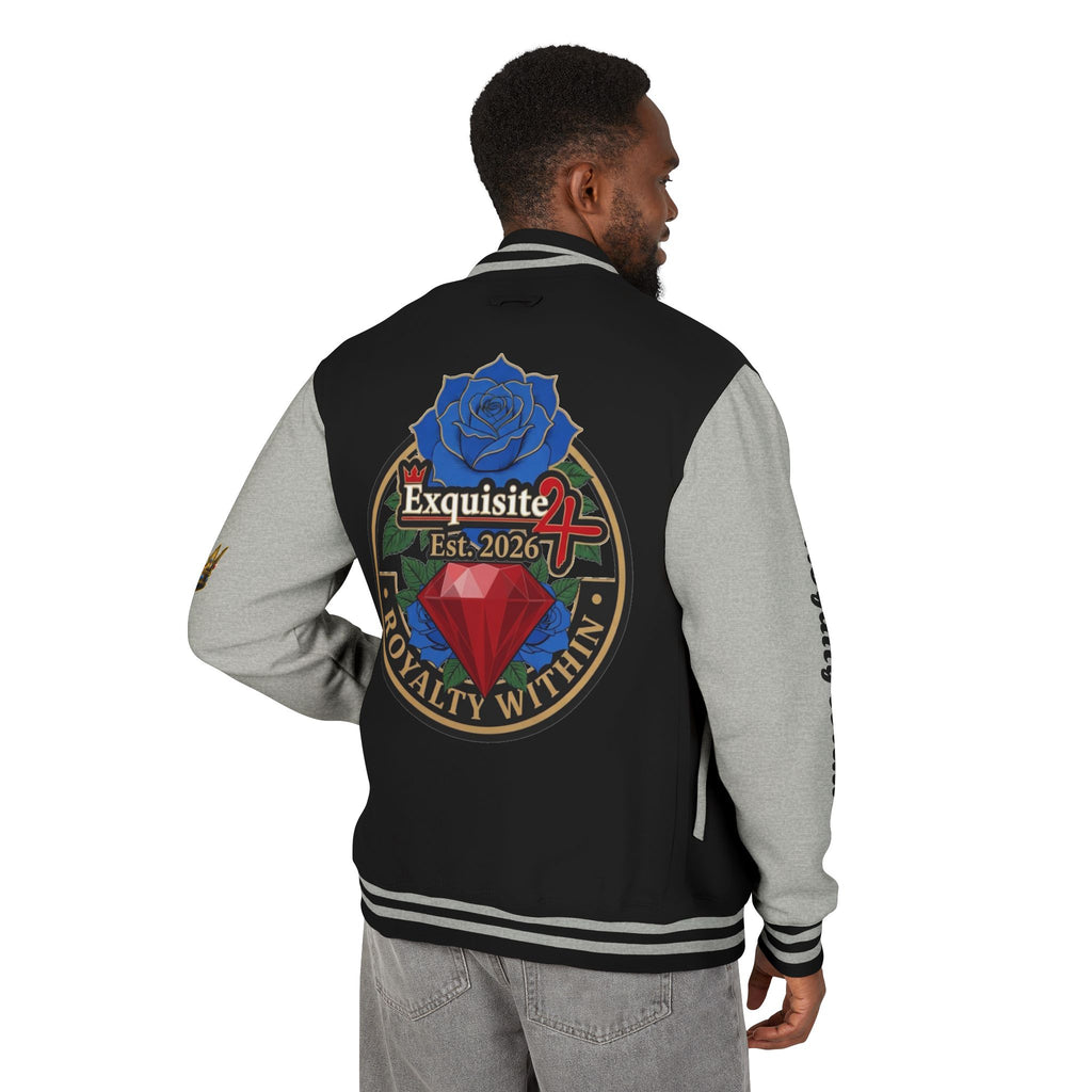 Exquisite 24 Royalty Within Emblem Varsity Jacket