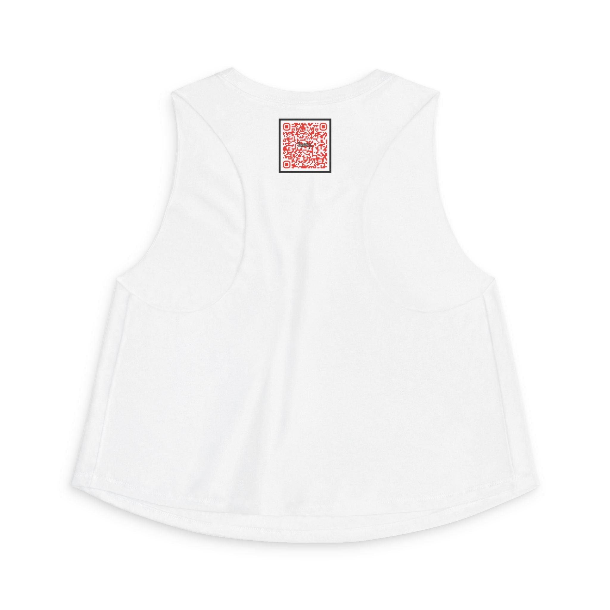 Donut Pattern Women's Crop Top — Colorful Sprinkle Donuts Graphic Tank