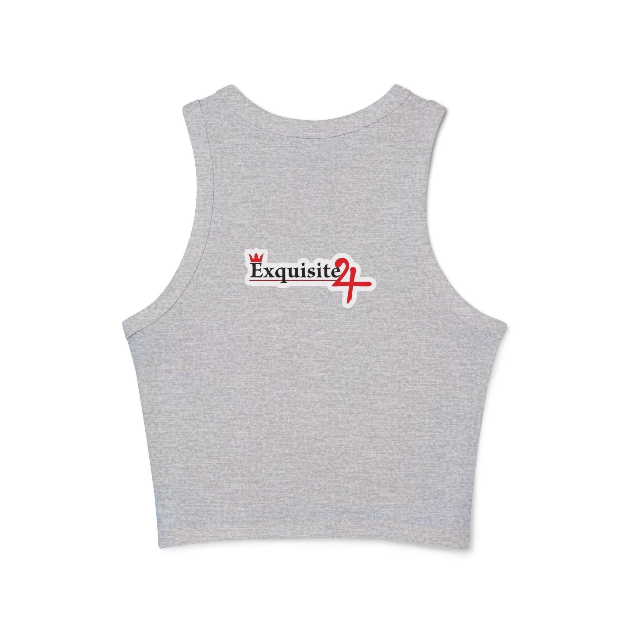 Exquisite 24 Weightlifting Tank Top — Women’s Gym Racer Crop