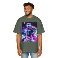 Graphic Tee — Retro Cyberhero Oversized Tee