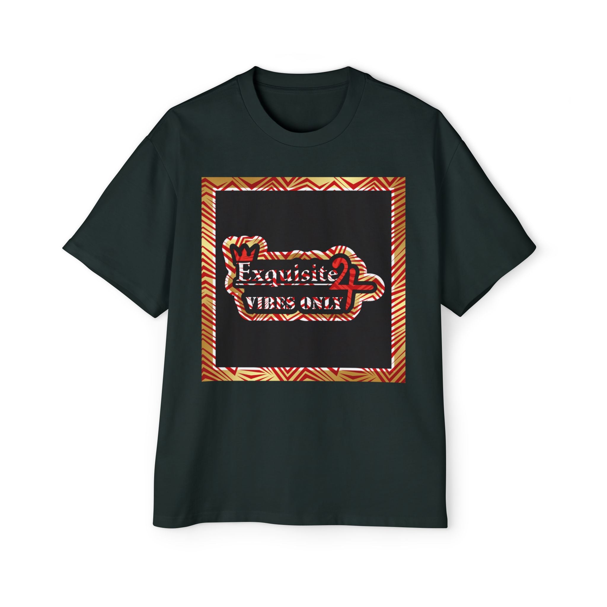Exquisite 24 Vibes Only Patterned Frame Tee