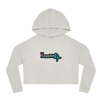 Cropped Hoodie — Exquisite 24 Pink Masked Character Graphic