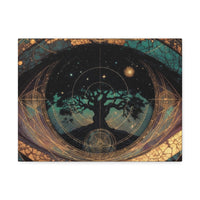 Mystic Eye Tree of Life Stretched Canvas