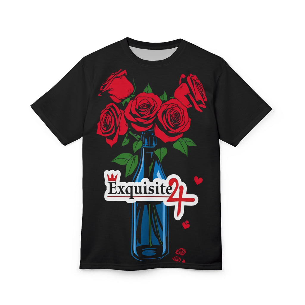 Rose Bouquet Tee - 'Exquisite 24' Graphic Floral Shirt