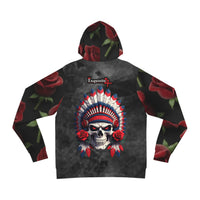 Skull Headdress Rose Hoodie