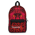 Red Leopard Eyes Backpack – 'Exquisite 24' Graphic School & Travel Bag
