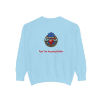 Exquisite 'Feel The Royalty Within' Sweatshirt — Crown Emblem Garment-Dyed Crewneck