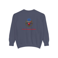 Exquisite 'Feel The Royalty Within' Sweatshirt — Crown Emblem Garment-Dyed Crewneck