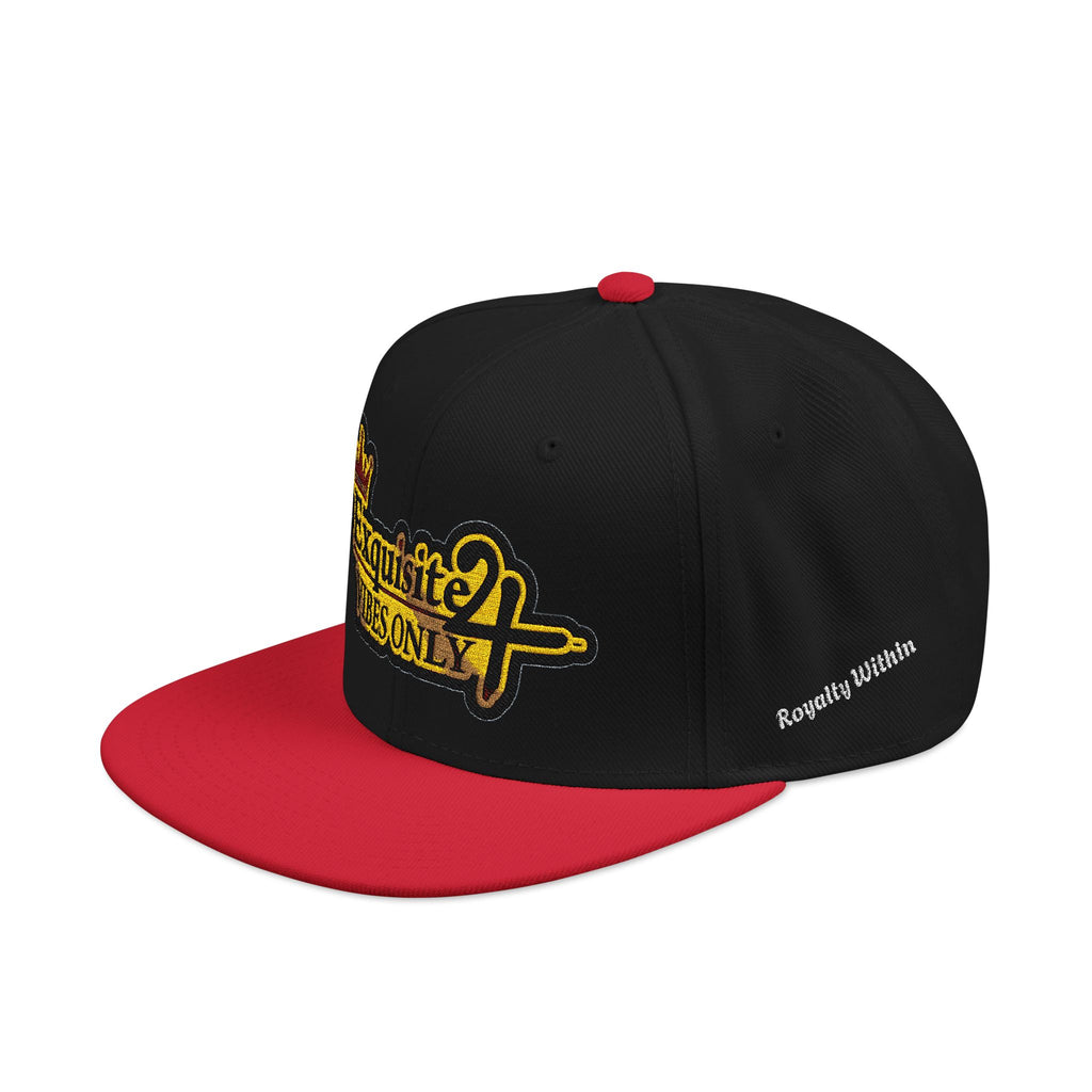 Exquisite 24 VIBES ONLY Embroidered Snapback Hat — Vintage Script Logo Streetwear Cap
