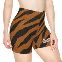 Tiger Stripe Biker Shorts