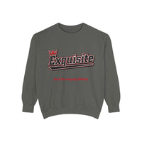Exquisite 'Feel The Royalty Within' Sweatshirt — Crown Emblem Garment-Dyed Crewneck