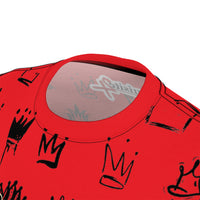 Exquisite 24 Red Crown All-Over Print Tee